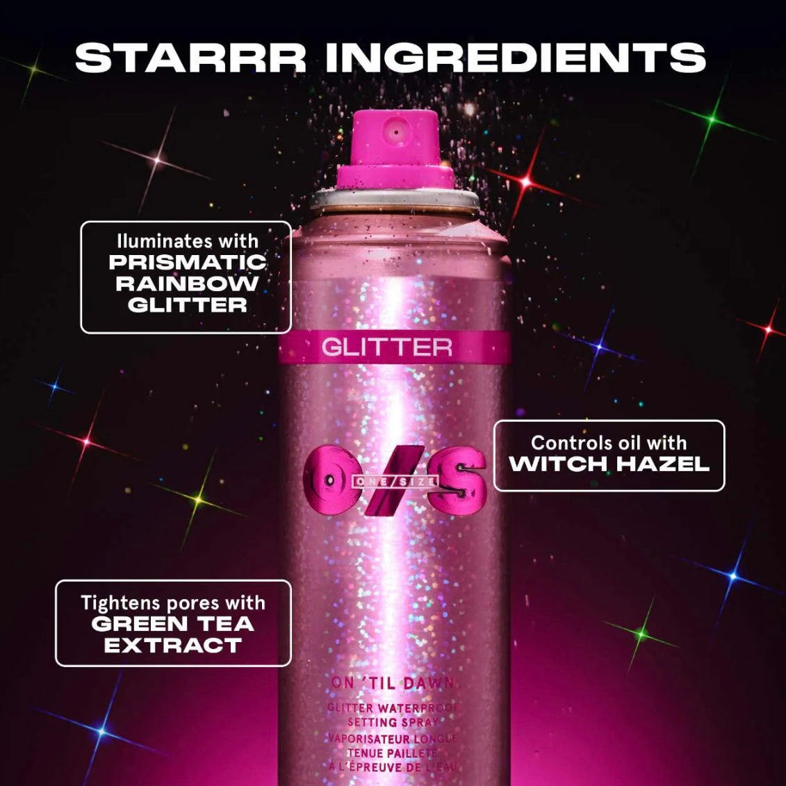 Glitter Fijador Waterproof ON 'TIL DAWN ONE SIZE BY PATRICK STARRR