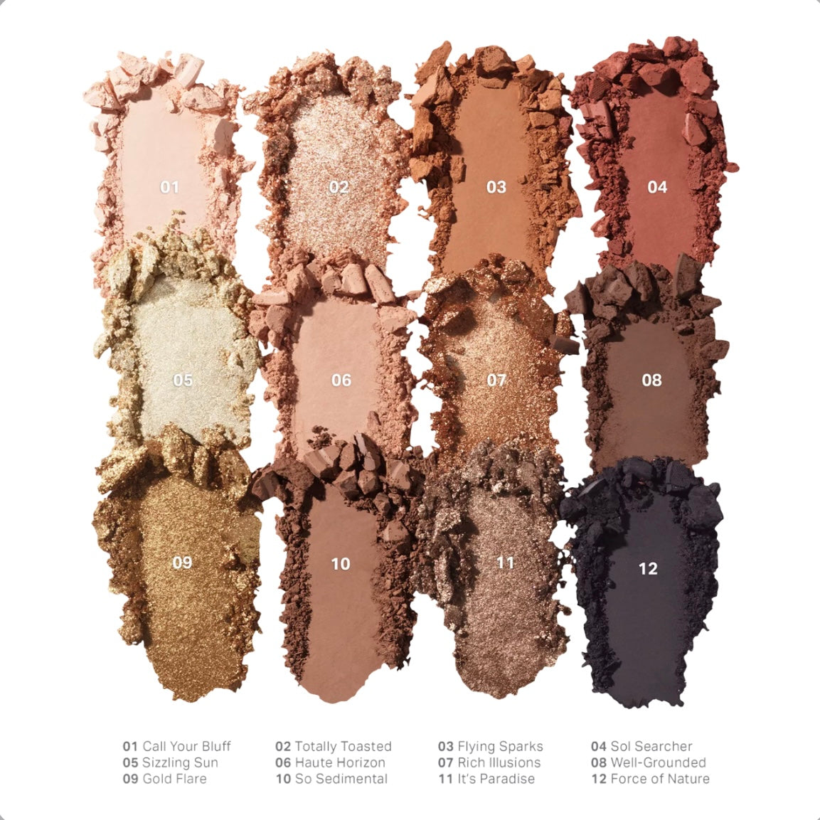 Paleta de Sombras 12 TONOS MORPHE