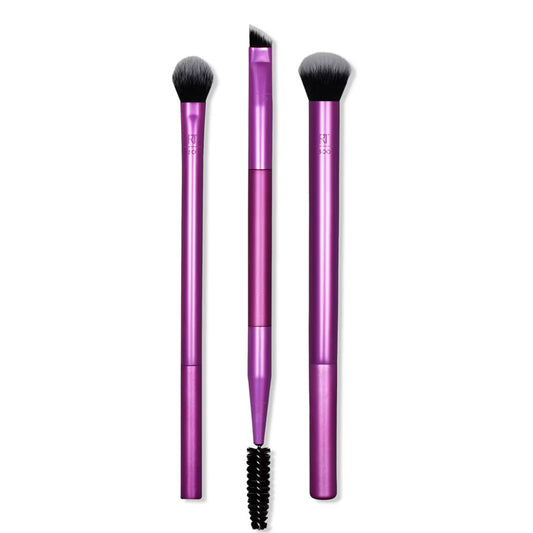 Set de Brochas para ojos EYE SHADE + BLEND SET REAL TECHNIQUES
