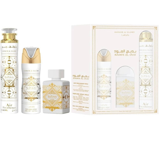Set Perfume Unisex BADEE AL OUD HONOR & GLORY
