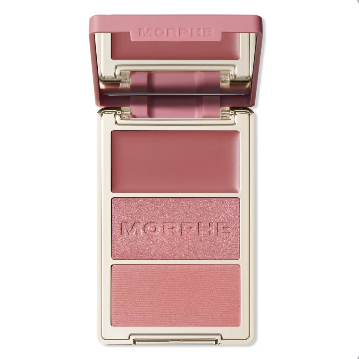 Blush Cheek Thrills Multi-Finish Face Trio MORPHE