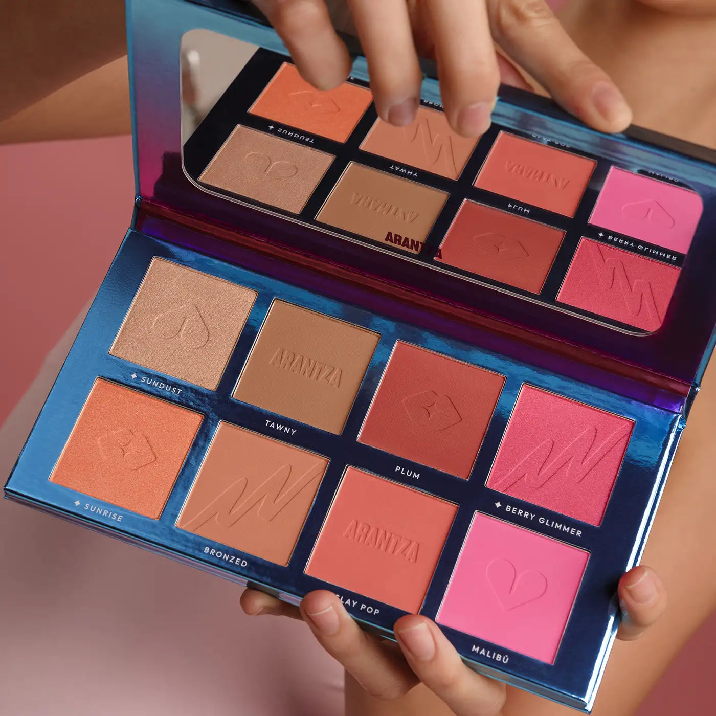 Sunset Blush Paleta de Rubores Arantza Cosmetics