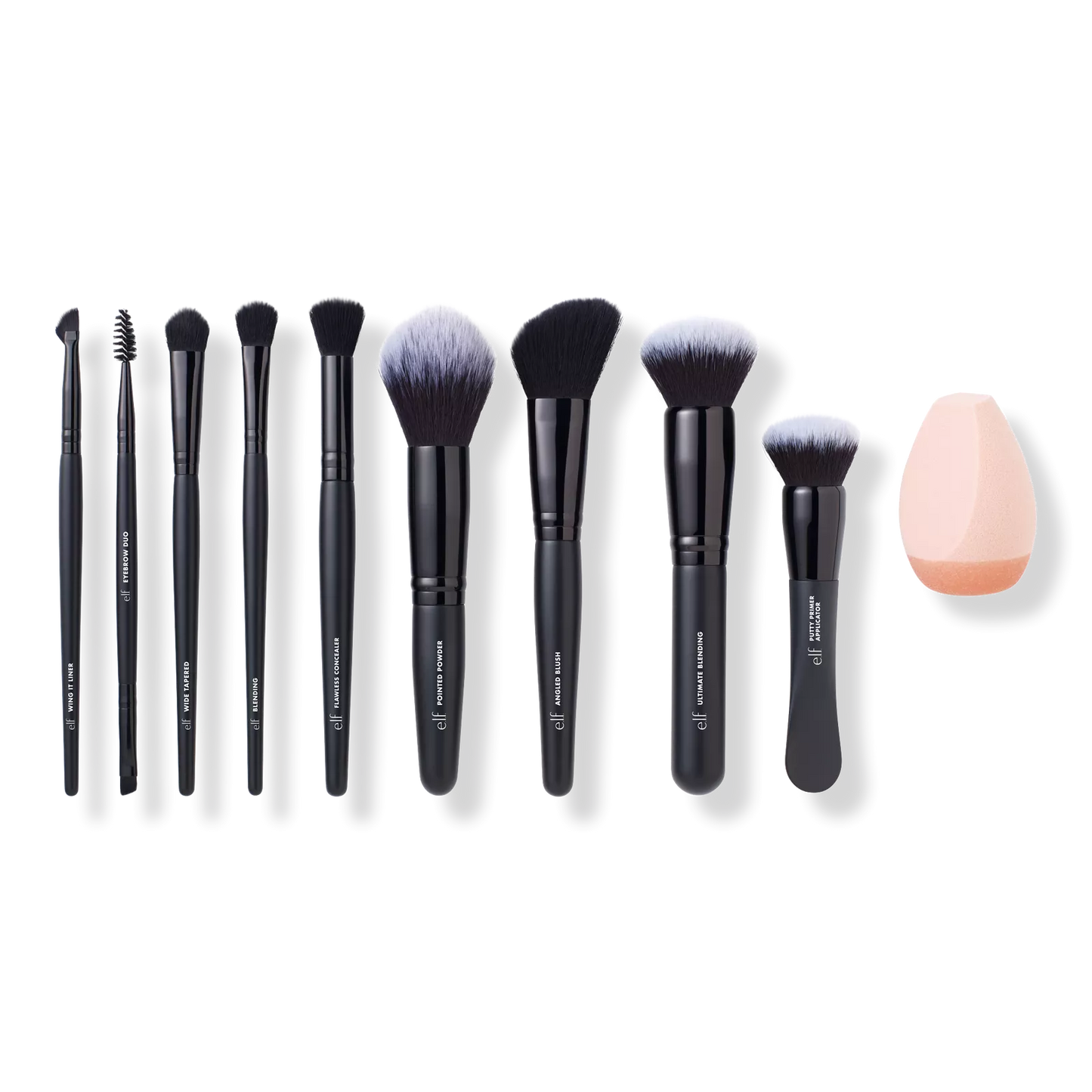 Kit de brochas Elf 10 de 10.