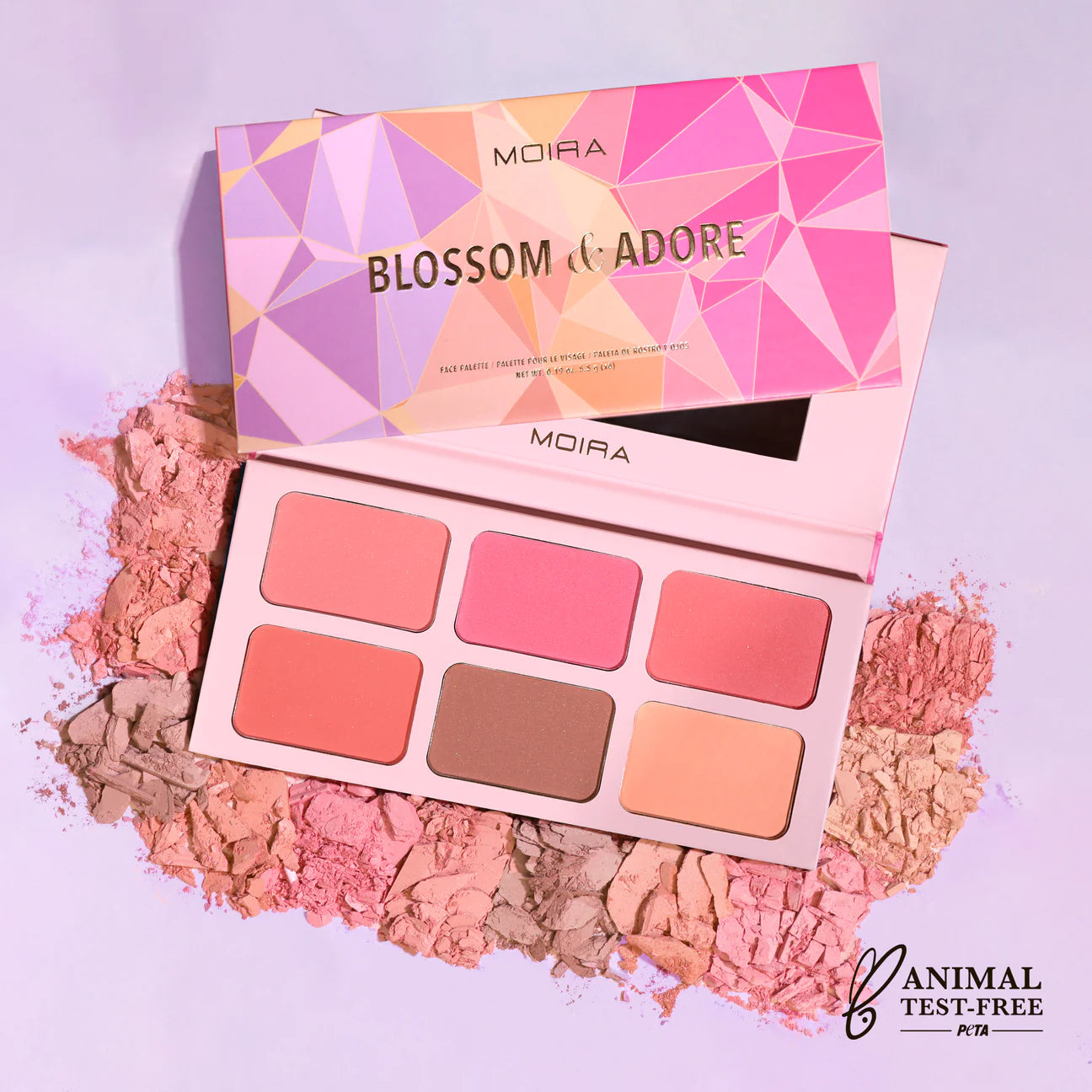 Paleta de Rubor BLOSSOM & ADORE MOIRA