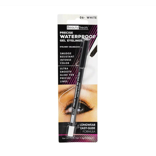 Delineador PRECISE WATERPROOF GEL EYELINER WHITE BEAUTY TREATS