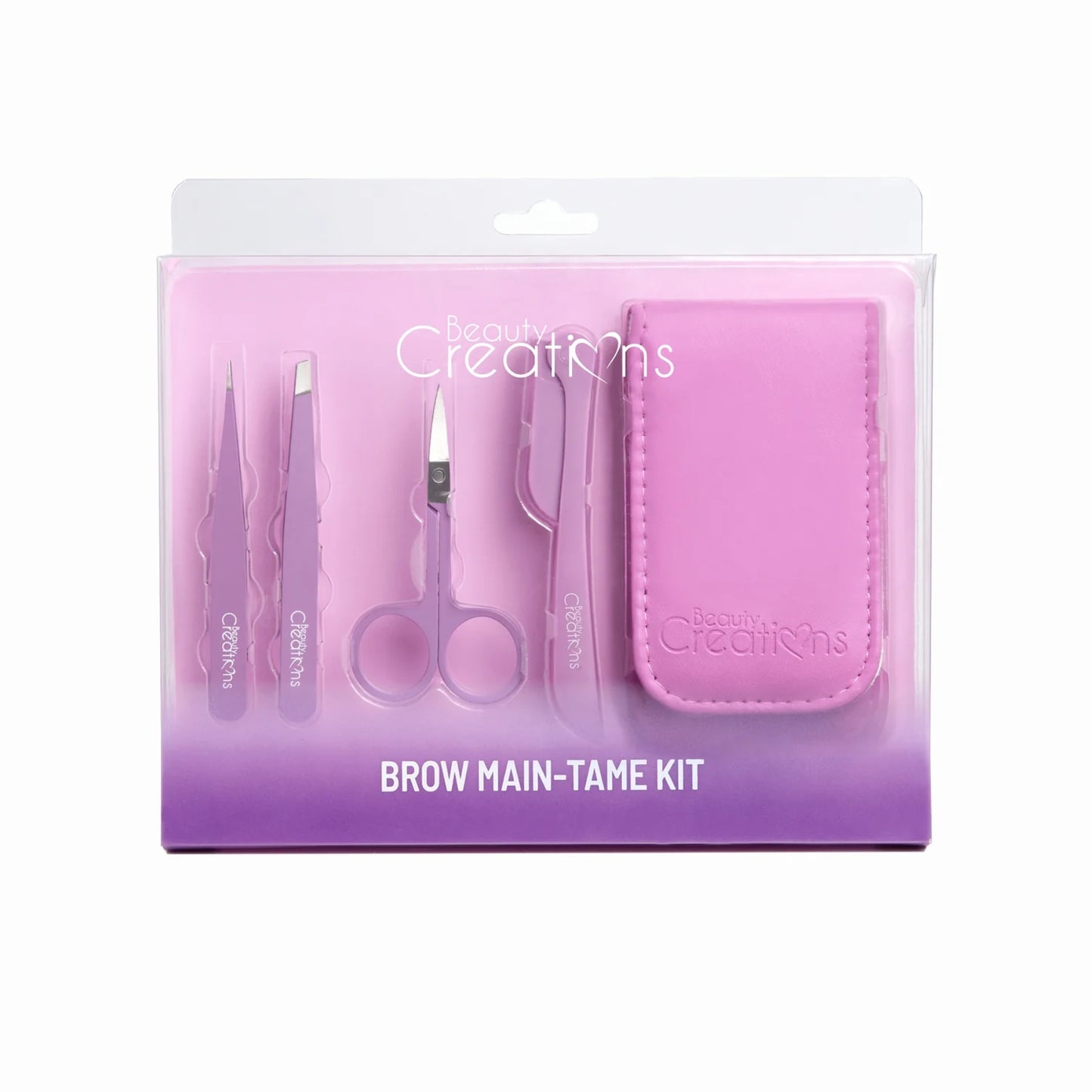 Set de Cejas BROW MAIN TAME KIT PURPLE BEAUTY CREATIONS