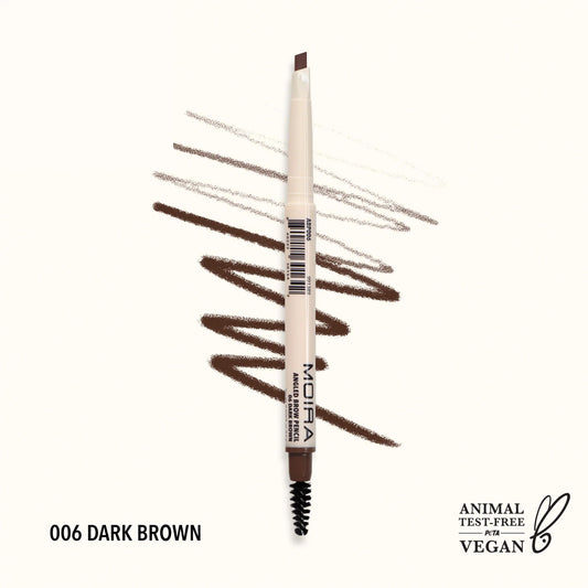 Lápiz para Ceja ANGLED BROW PENCIL DARK BROWN 06 MOIRA