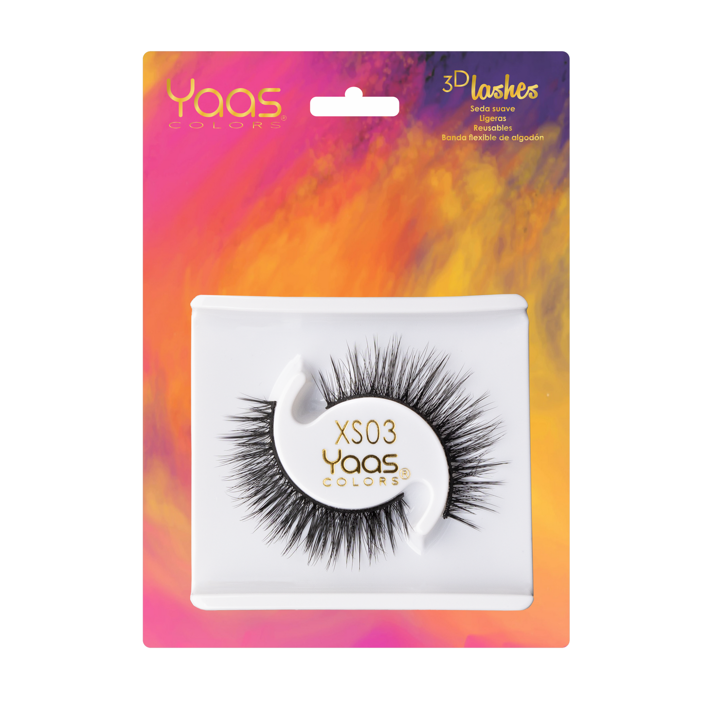 Pestañas EYELASHES 3D EFFECT YAAS COLORS