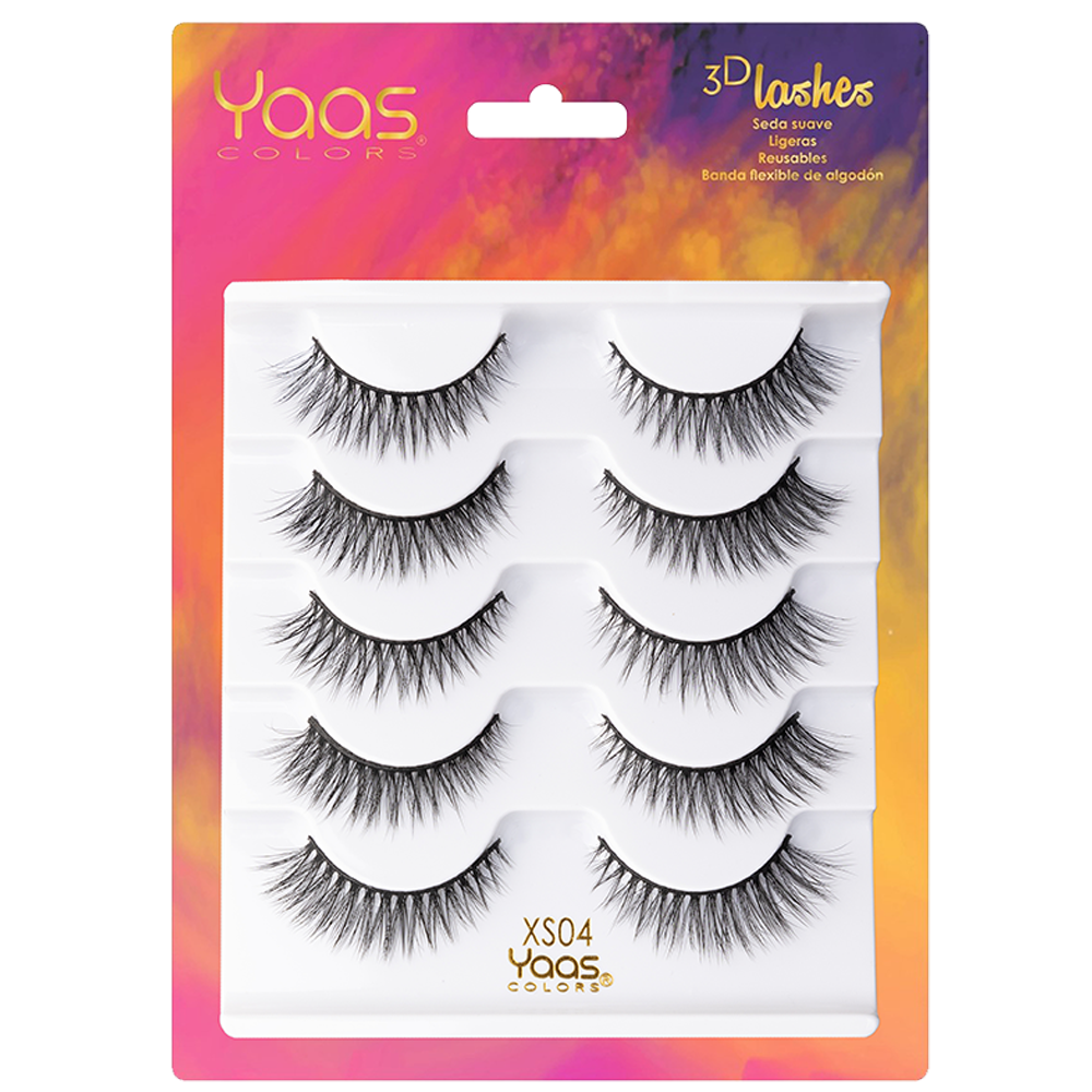 Set de Pestañas 3D LASHES YAAS COLORS